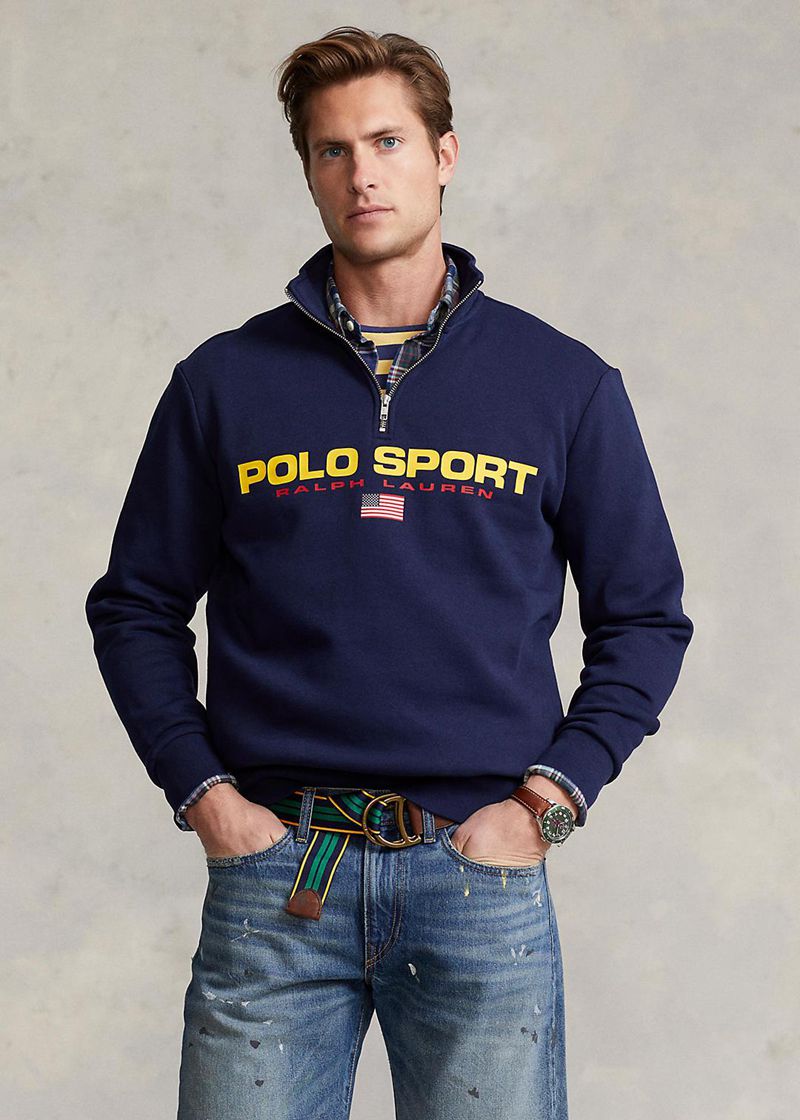 ポロ ラルフ ローレン トレーナー メンズ ネイビー Polo Sport フリース SZEYF8652